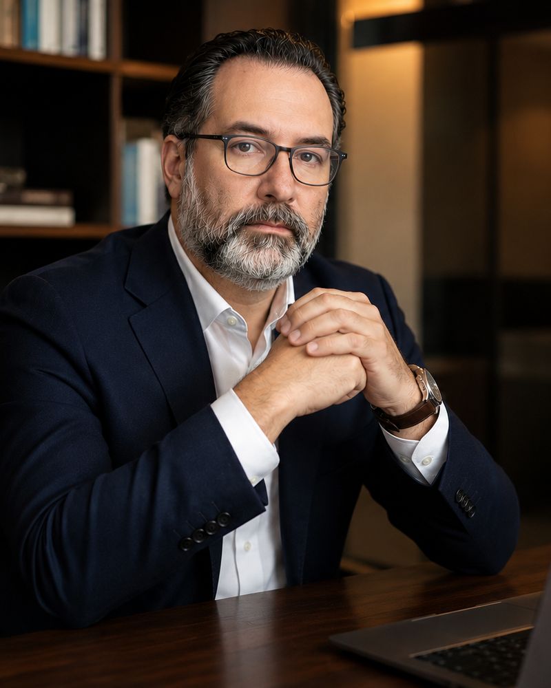 Retrato de Moisés Matos, psicanalista e escritor